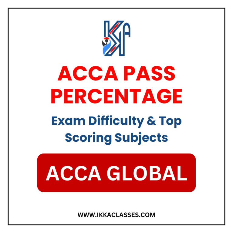 ACCA Pass Percentage (2024 Passing Rates & Difficulty Level) - Ikka Classes